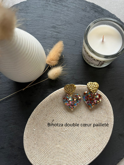 Les boucles d'oreilles non interchangeable