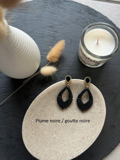 Les boucles d'oreilles non interchangeable