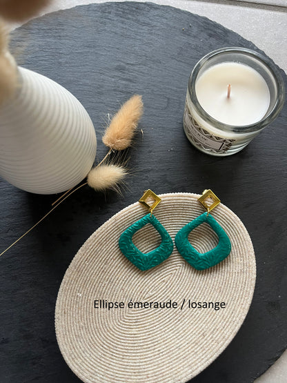 Les boucles d'oreilles non interchangeable