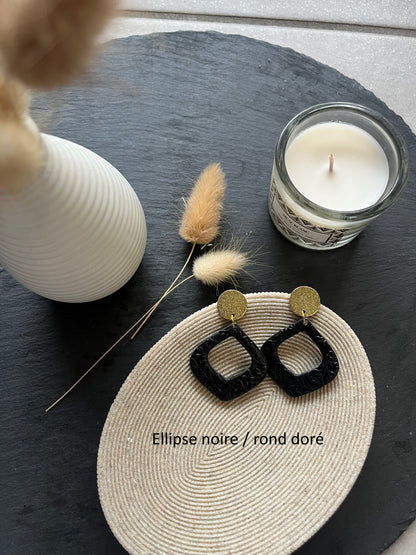 Les boucles d'oreilles non interchangeable