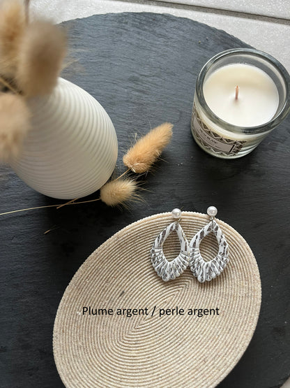 Les boucles d'oreilles non interchangeable